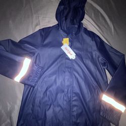 Boys Blue Large Rain Coat