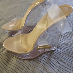 Glass See Through Wedges