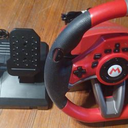 Nintendo Switch  Super Mario Wheels And Pedals Hori PRO DELUXE  Video Game Car Truck 