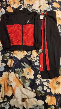 Nike Air Jordan Youth Set Boys Jacket PANTS Tracksuit 2pc Size M ( 5-6 ) New