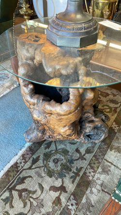 Root Burl Side Table