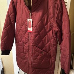Weatherproof quilted puffer jacket 