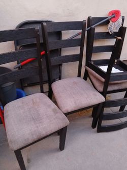 Four kitchen chairs