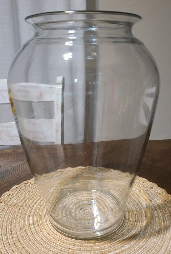 Tall Glass Vase