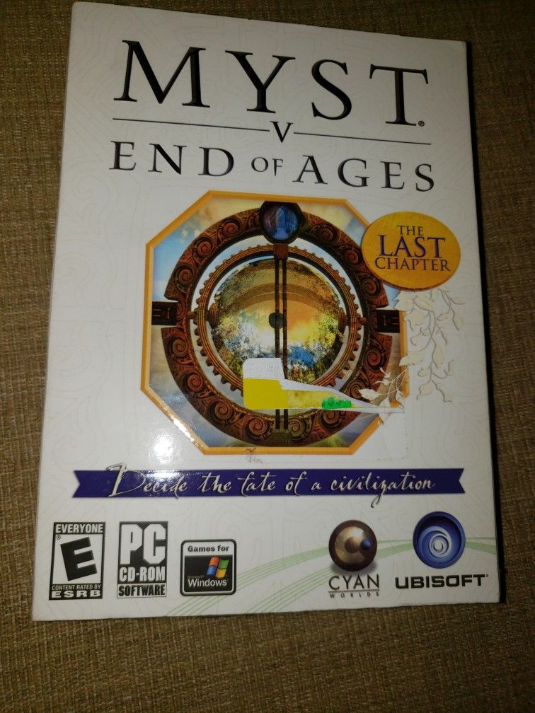 PC CD-ROM Myst V : End of Ages Game
