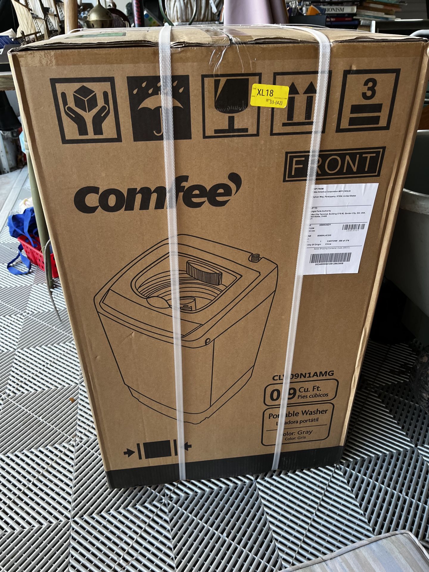 Comfee 0.9 Cu. Ft. Compact Portable Washer Brand New In Unopened