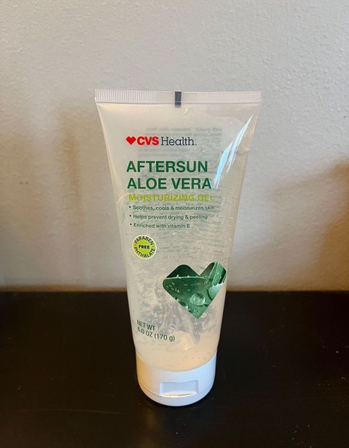 Brand New! CVS Health Aftersun Aloe Vera Moisturizing Gel, 6 OZ