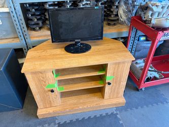 Corner tv stand and shelf.