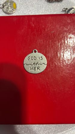 God Is Within Her Silver Charm James Avery