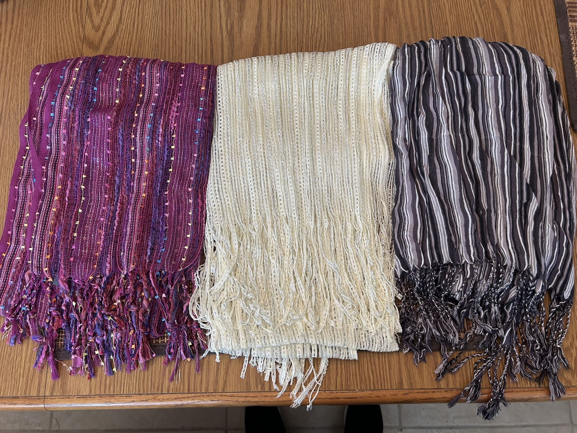 Long Colorful Scarves