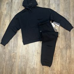 Essentials Fear Of God Stretch Limo Black Set NEW