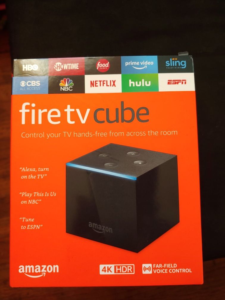 Amazon Fire tv cube.