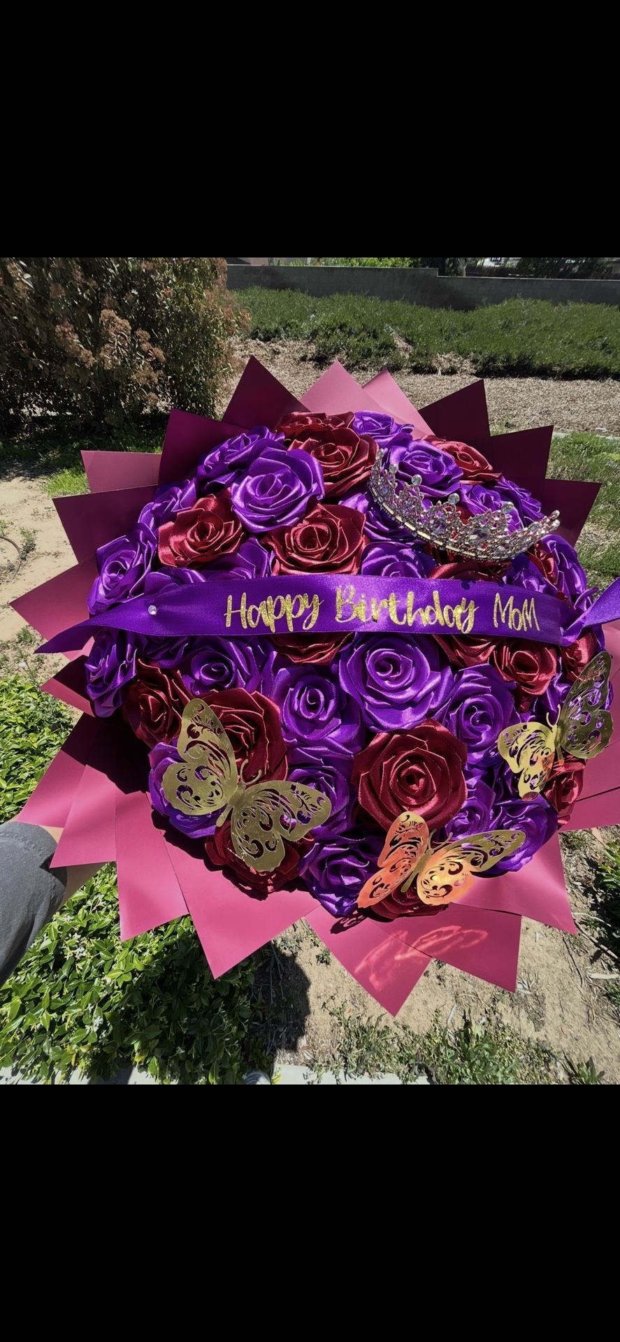 CUSTOM RIBBON ROSES THAT LAST FOREVER