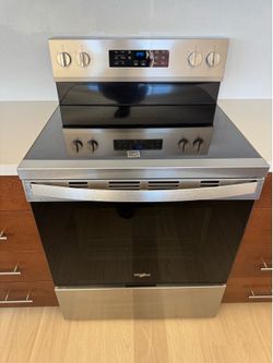 New whirlpool electric range