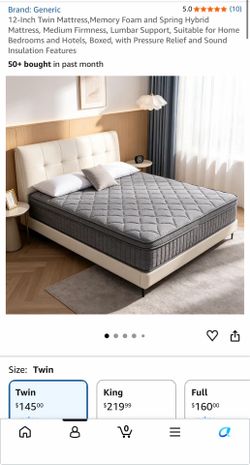 Twin mattress