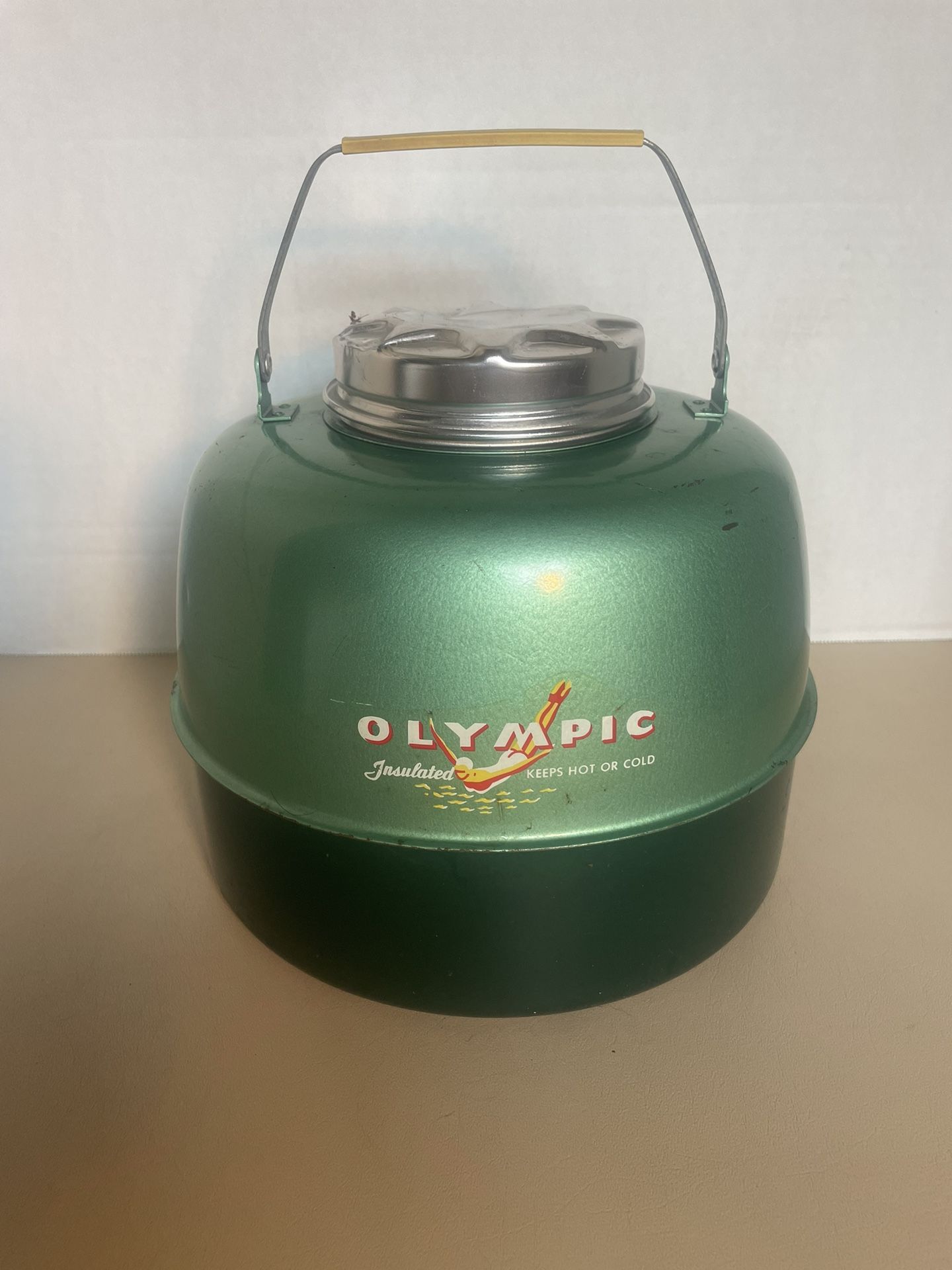 1950’s Metal Thermos Jug. MCM