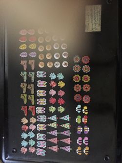 100 Painted Buttons