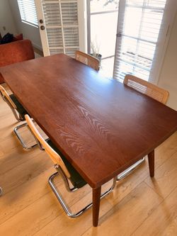 Mid-Century Modern Walnut Dining Table | Seats 6-8 | Excellent Condition