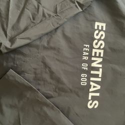 Essential Fear Of God Coach Jacket Size L