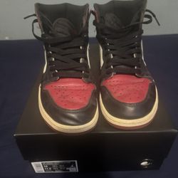 Jordan 1 Bred Toe Size 10 