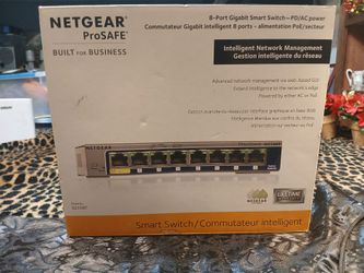 netgear prosafe 8-port gigabit smart switch