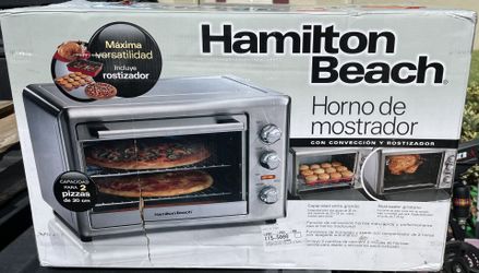 Hamilton Beach Stainless Steel Countertop Oven with Convection and Rotisserie