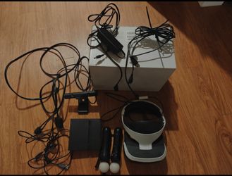 Sony PlayStation VR Bundle PSVR Headset, Camera, 2 Move Controllers, Cables
