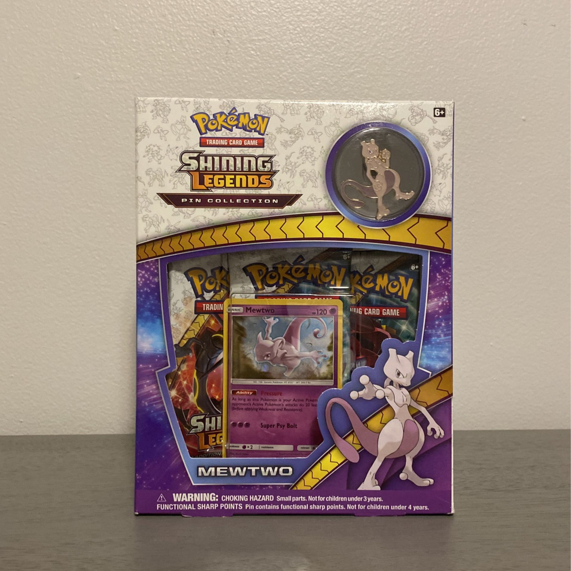 Pokemon - Shinning Legends - Pin Collection - Mewtwo