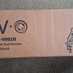 Mechanical Arm Dual Monitor Desk Mount For Up To 32" Inch  Brand New 