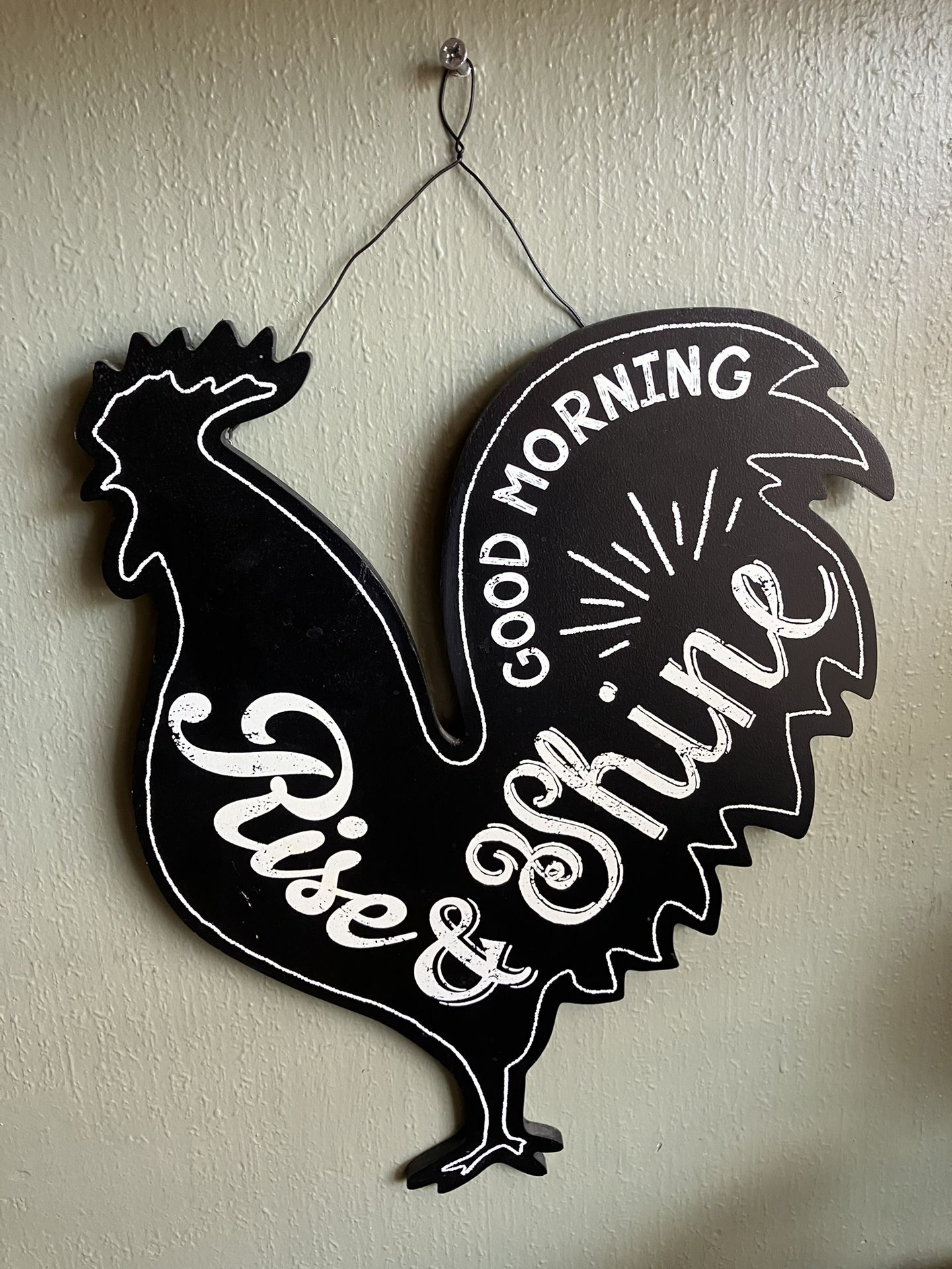 Hanging Rooster Decor