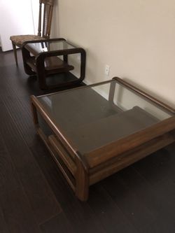 Coffee table and matching end tables