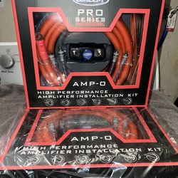 0 Gauge Amplifier Wiring Kit