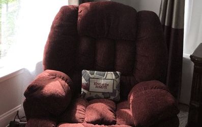 Corduroy recliner
