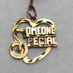 “Someone Special” 14K Gold Charm