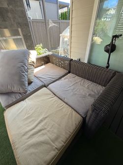 Love sac sectional outdoor couch