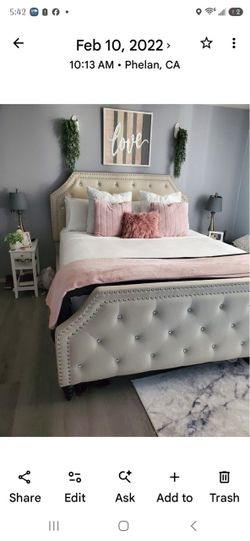 CA KING BED FRAME  AND BOX FRAME