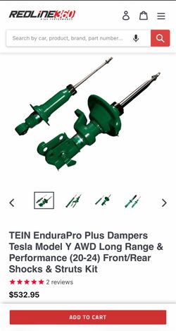 Brand New TEIN EnduraPro Plus Shocks & Struts Kit Tesla Model Y Tesla Model 3