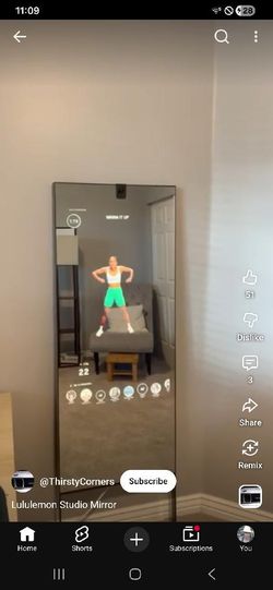Smart EXCERCISE MIRROR