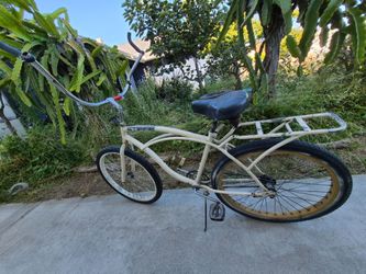 Huffy beach cruiser bike wide handle bars surf