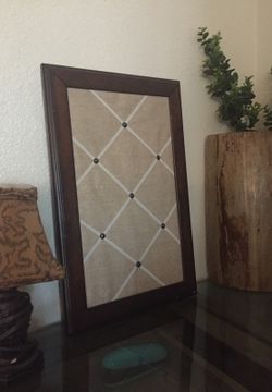 Furniture quality pin memo board