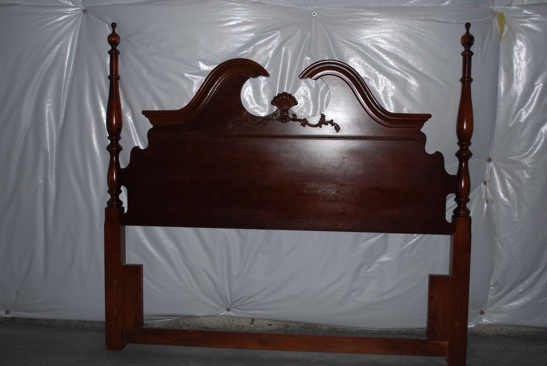 Solid cherry headboard/foootboard/mirror