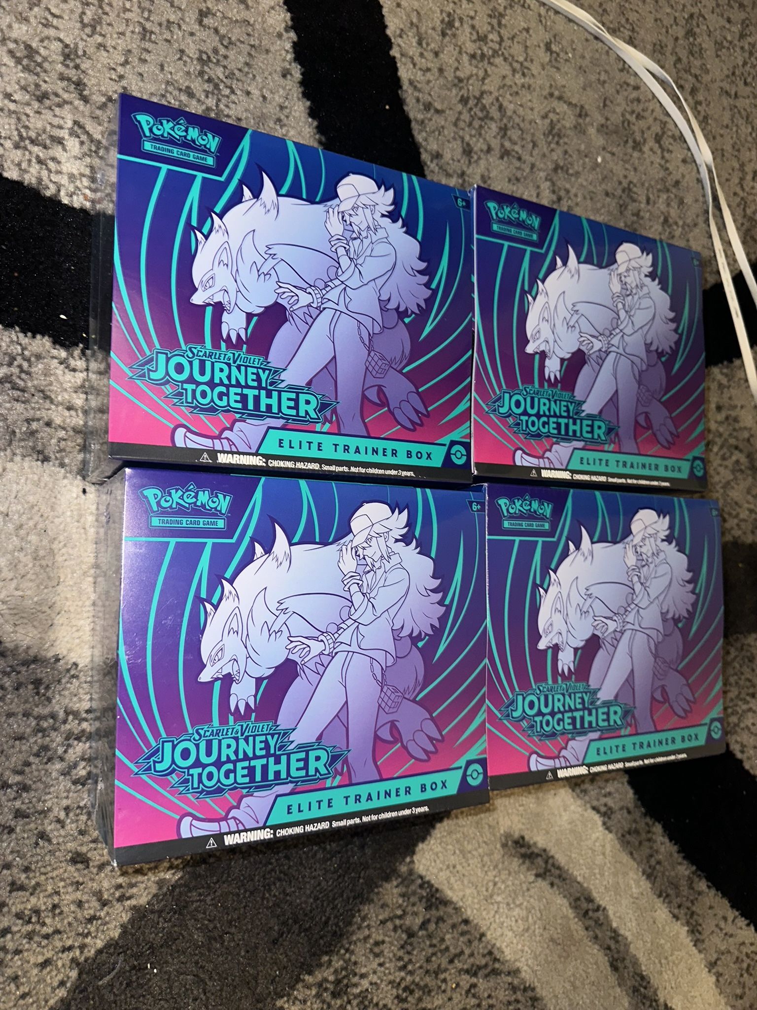 POKEMON JOURNEY TOGETHER ETB, 4 PACKS