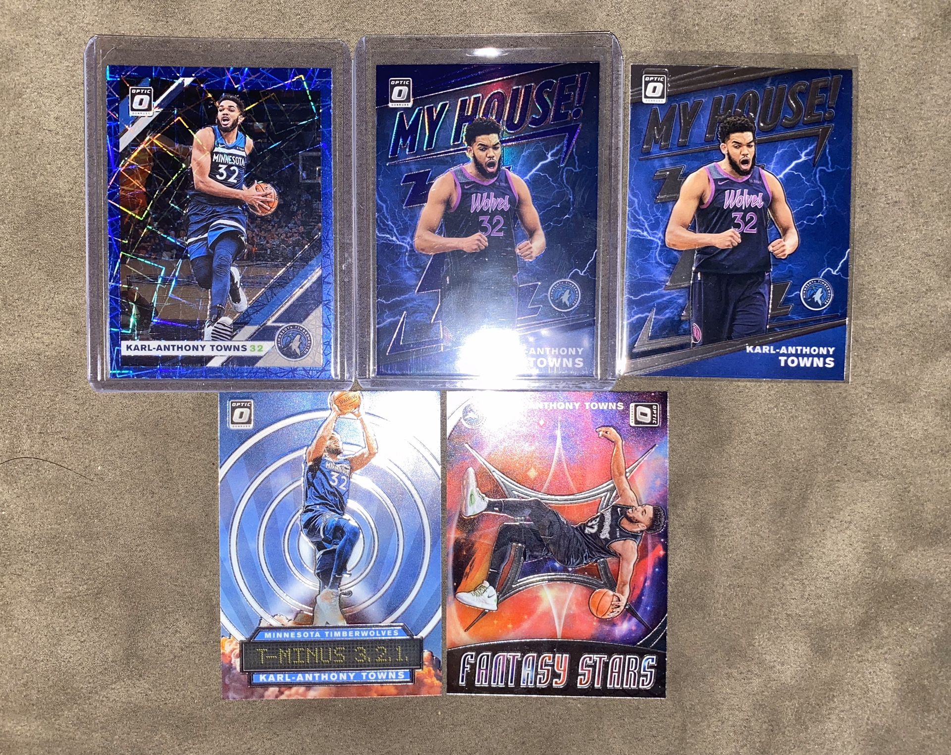 Karl Anthony Towns Optic Lot of 5