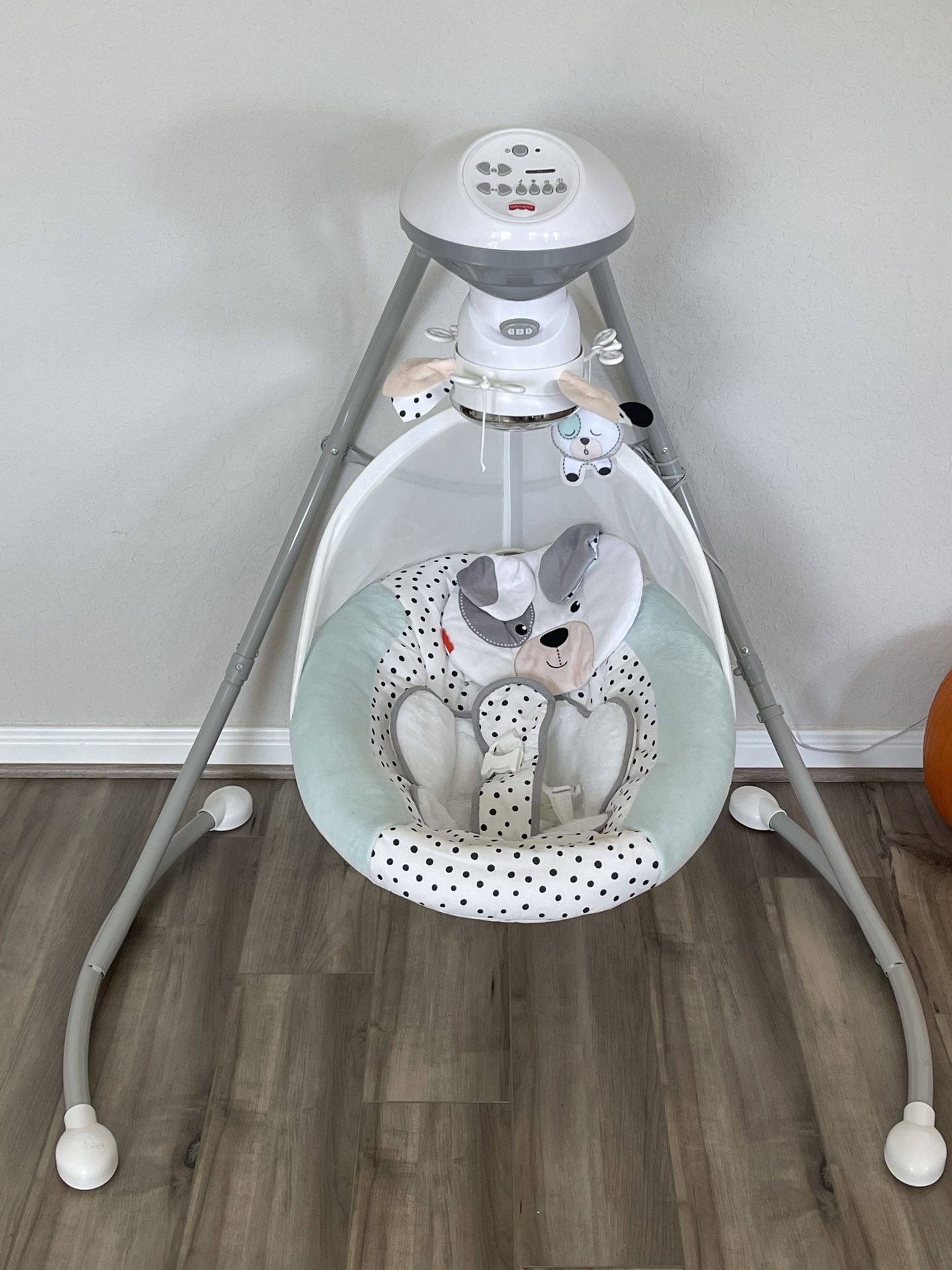 Fisher-Price Dots & Spots Puppy Cradle 'n Swing - Dots & Spots Puppy
