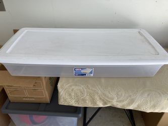 Sterilite Under Storage Bed Or Gift Wrapping Tub
