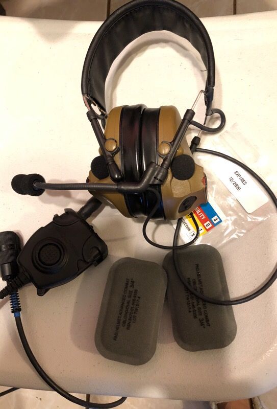 Tactical 3M COMTAC/SWAT-TAC Headset, MT17H682 Series