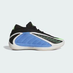 adidas AE 2 Blue Fusion Blue Lime Men's Size 12 Basketball Shoe JR4359 *New*