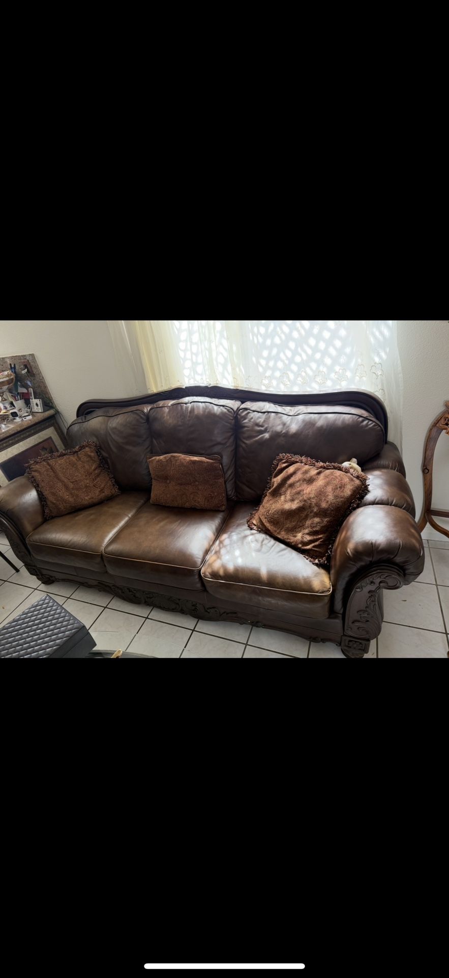 Leather Couch