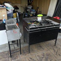 cooking grill and fryer 