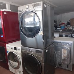 LG Steam Gas Dryer  And Washer Machine Used 